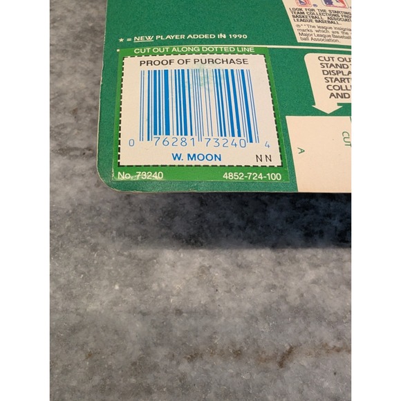 1990  WARREN MOON - Starting Lineup Sports Figurine - Houston Oilers - Picture 8 of 9